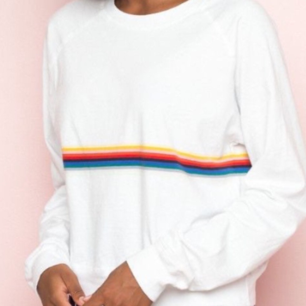 Brandy Melville Rainbow Amanda Top